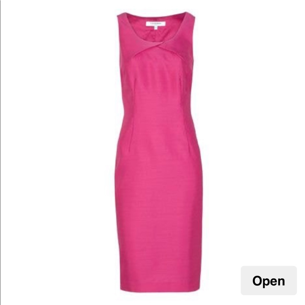 NWT L.K.Bennett raspberry cleo dress.